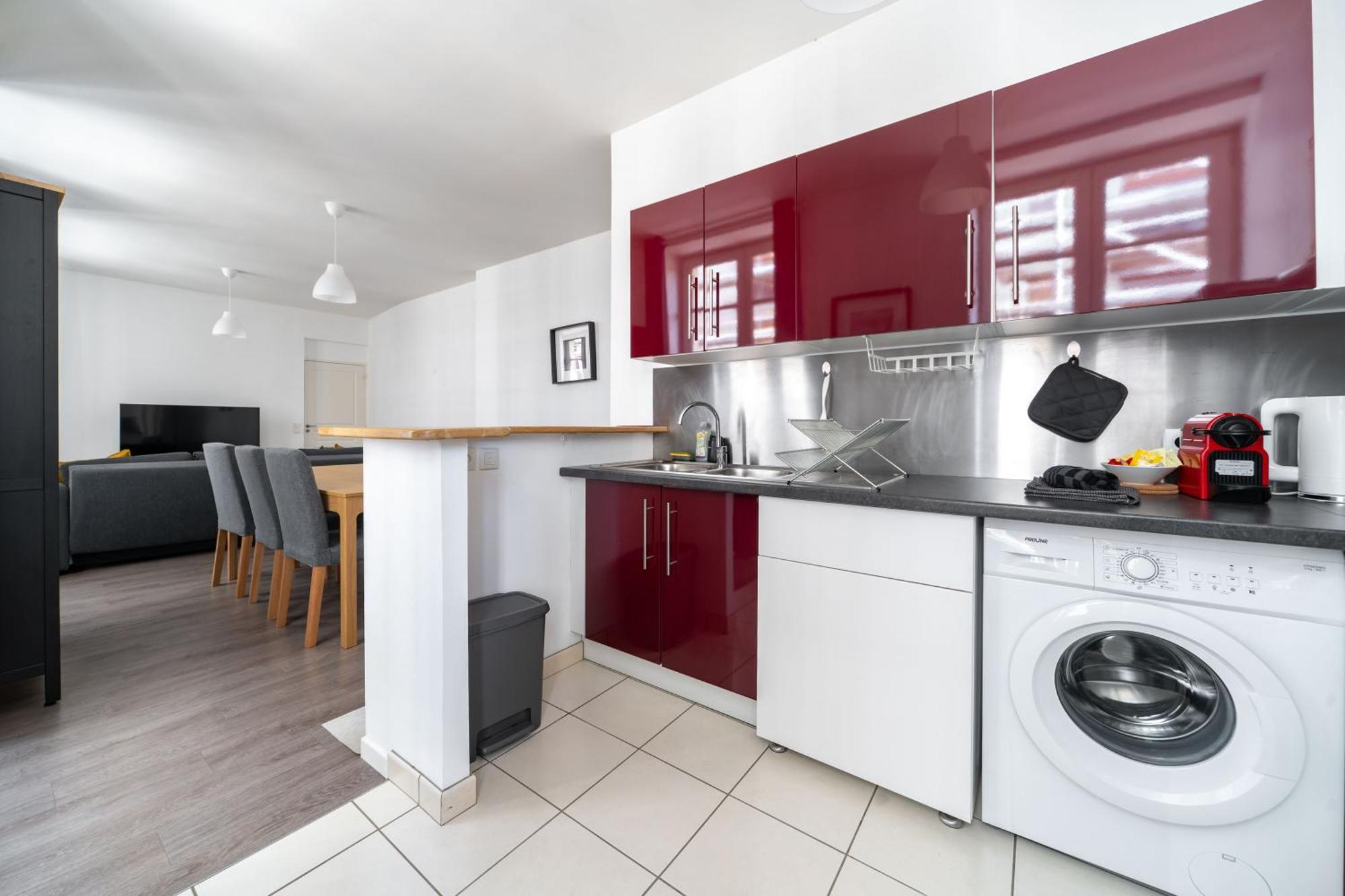 Le Brit - Grand Appartement Design, 3 Chambres, Centre Ville Vichy Exterior foto